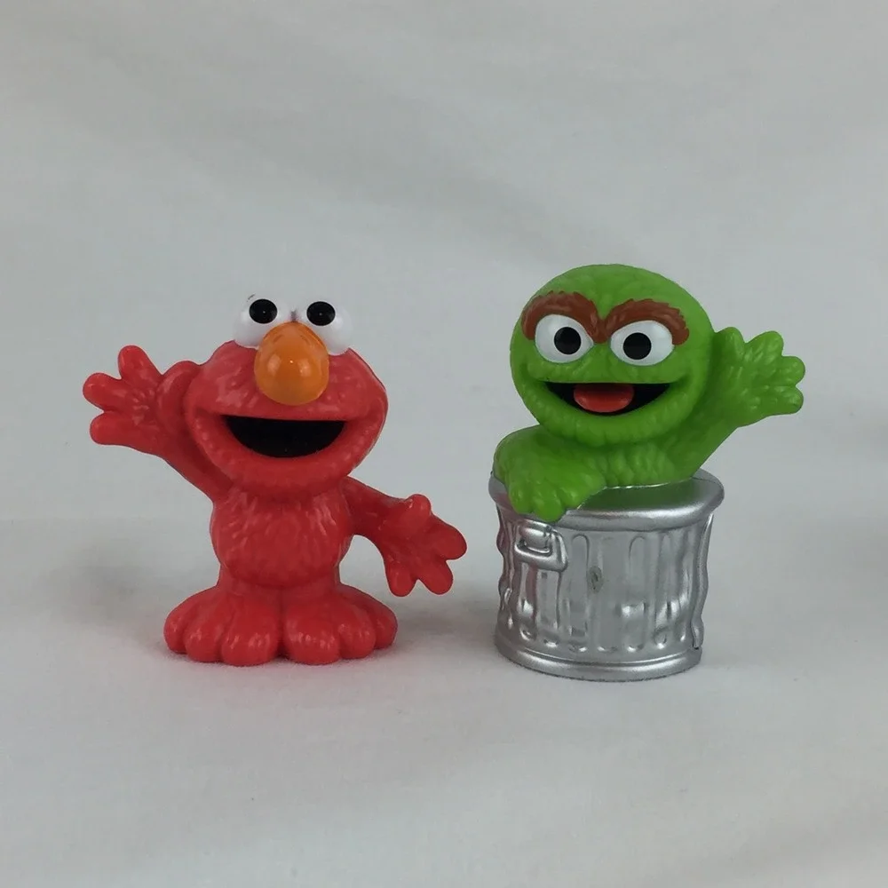Hasbro Sesame‎ Street Toy Figures 3in Elmo Cookie Monster Abby Oscar Grover